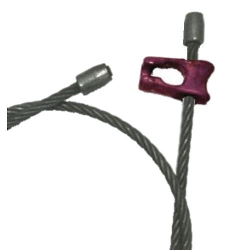 Elingue câble DW avec crochet choker et 2 embouts acier sertis - Ø